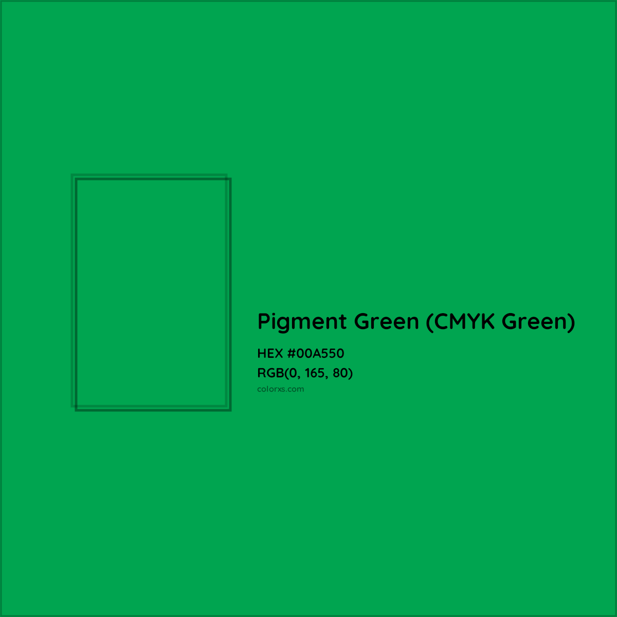 About Pigment Green (CMYK Green) - Color meaning, codes, similar colors and  paints 