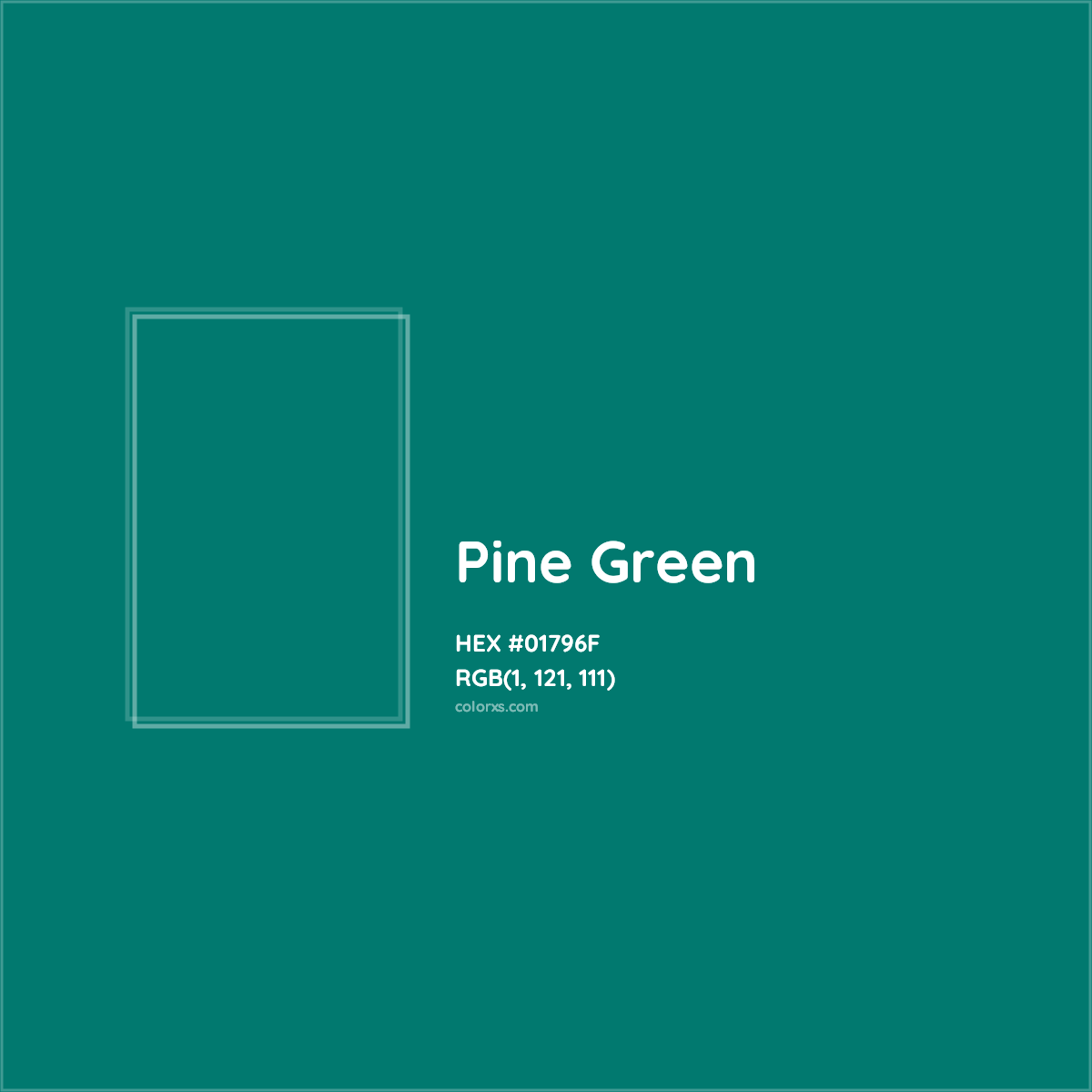 Pine Green Color