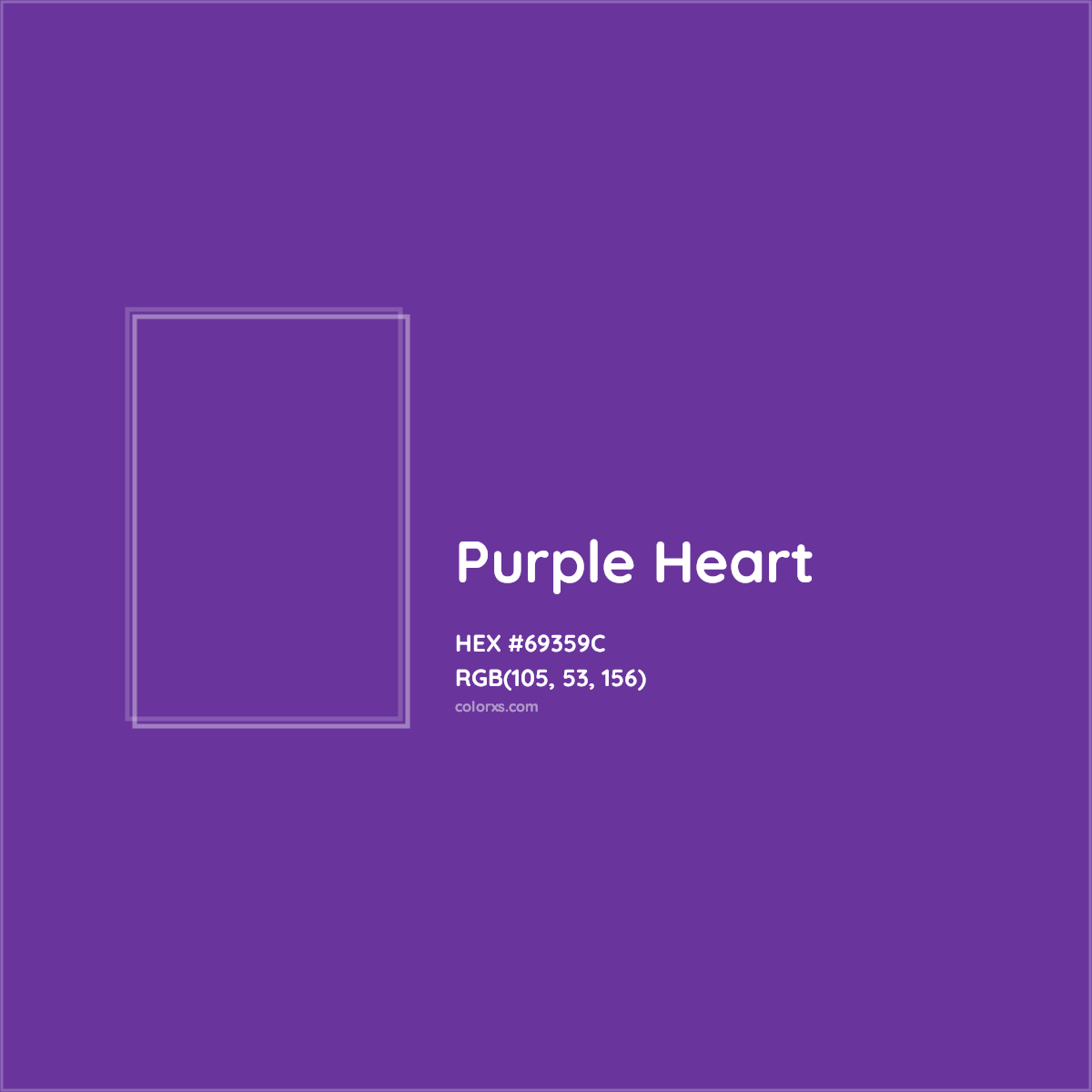 HEX #69359C Purple Heart Color - Color Code