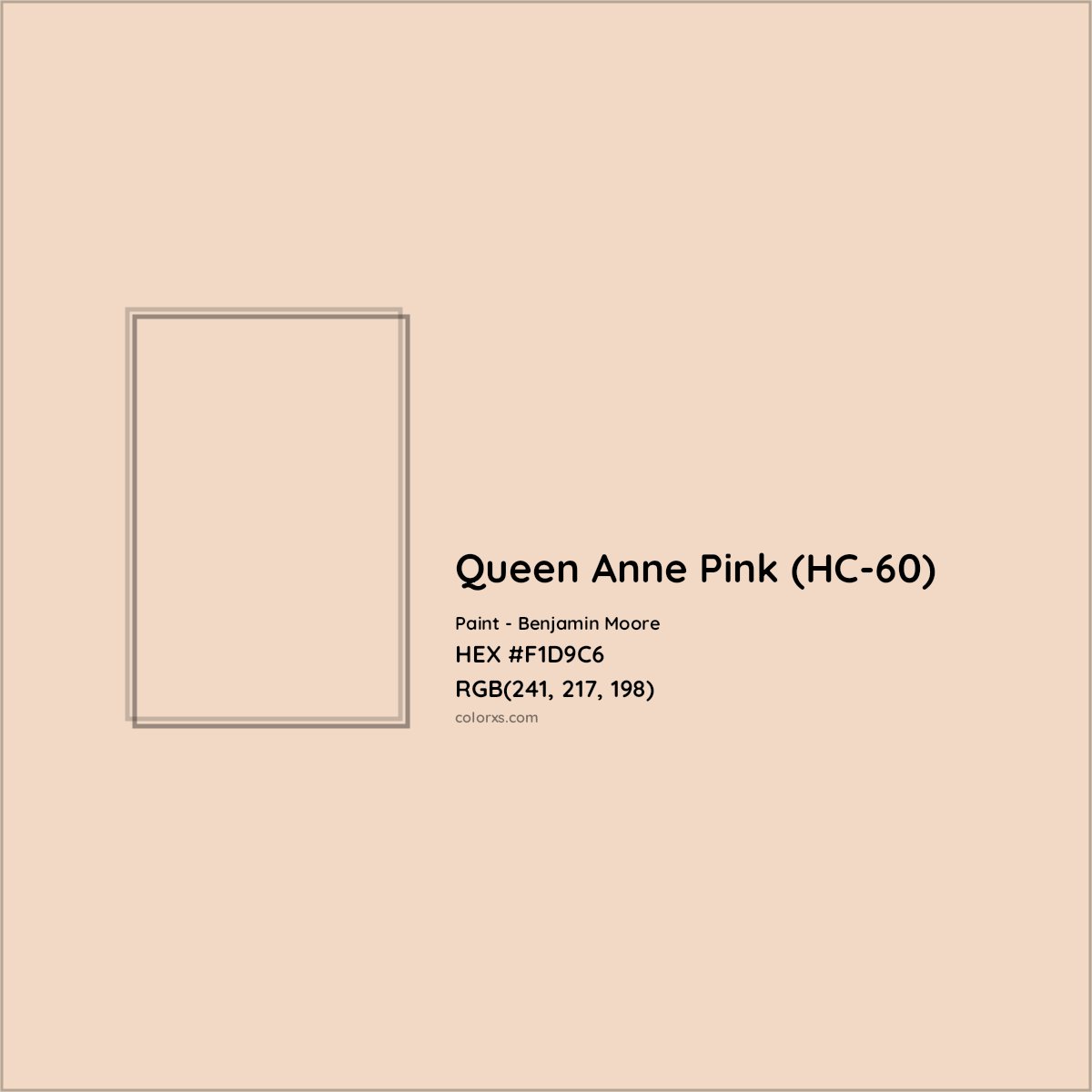 Big Paint Chip - Queen Anne Pink HC-60