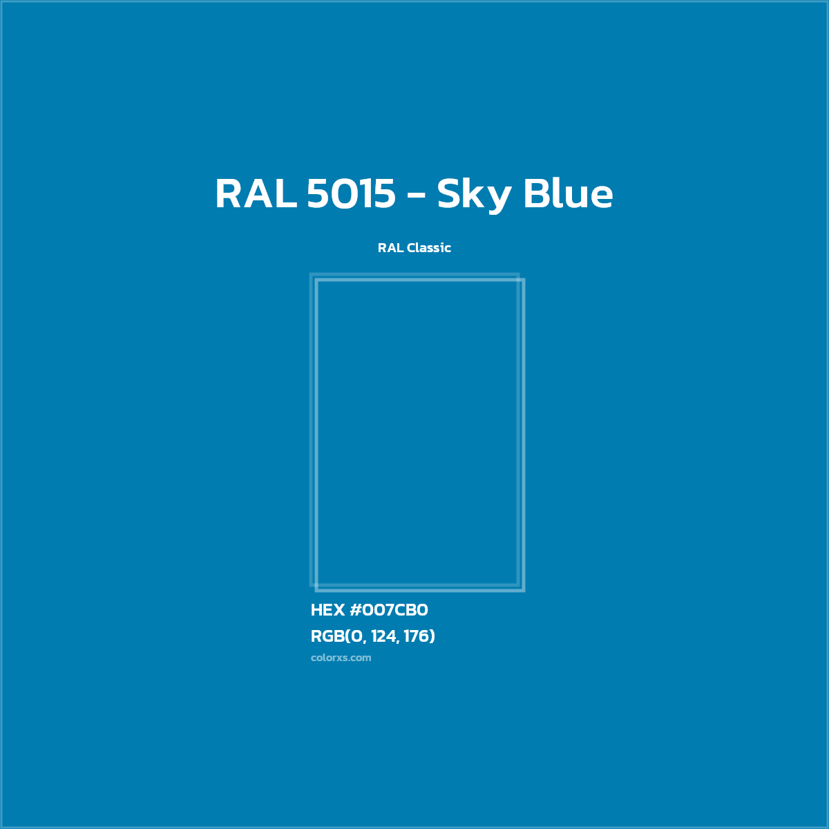 About RAL 5015 Sky Blue Color Color Codes Similar Colors And 