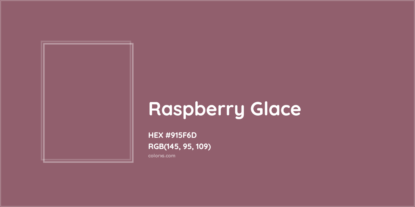 HEX #915F6D Raspberry Glace Color - Color Code