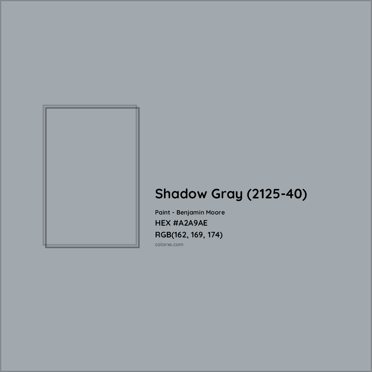 2125-40 Shadow Gray - Paint Color