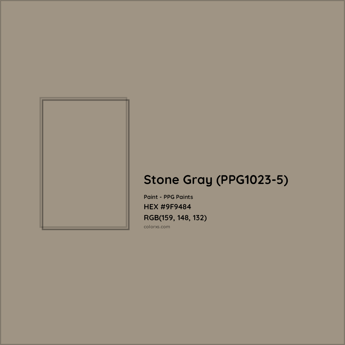 PPG Paints Stone Gray (PPG1023-5) Paint color codes, similar paints and  colors 