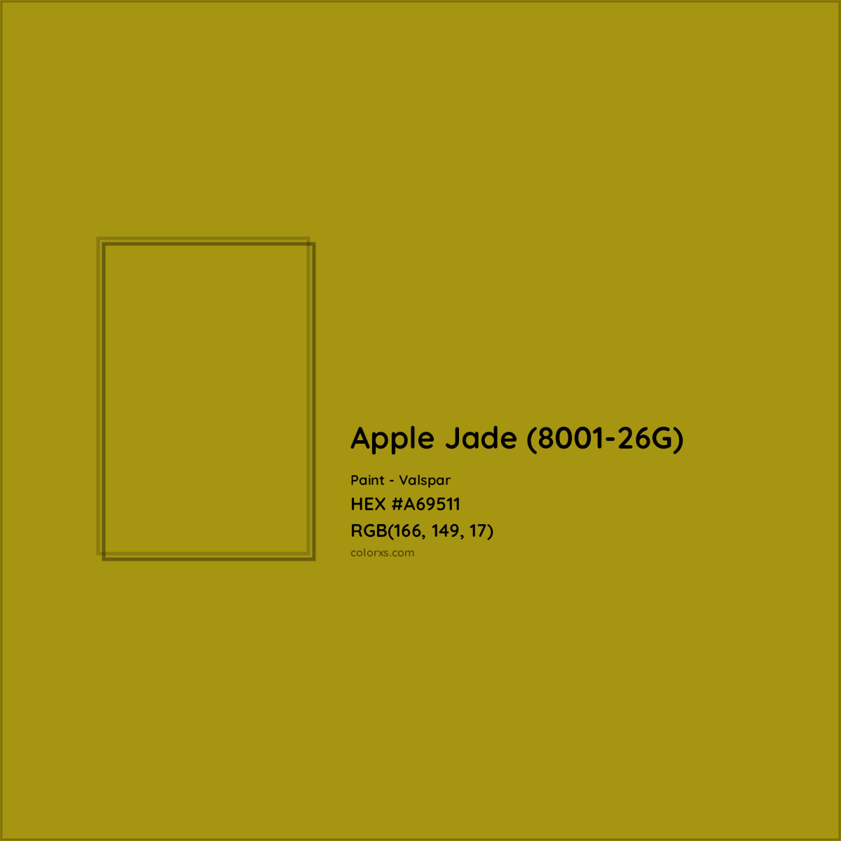 Valspar Apple Jade (8001-26G) Paint color codes, similar paints and ...