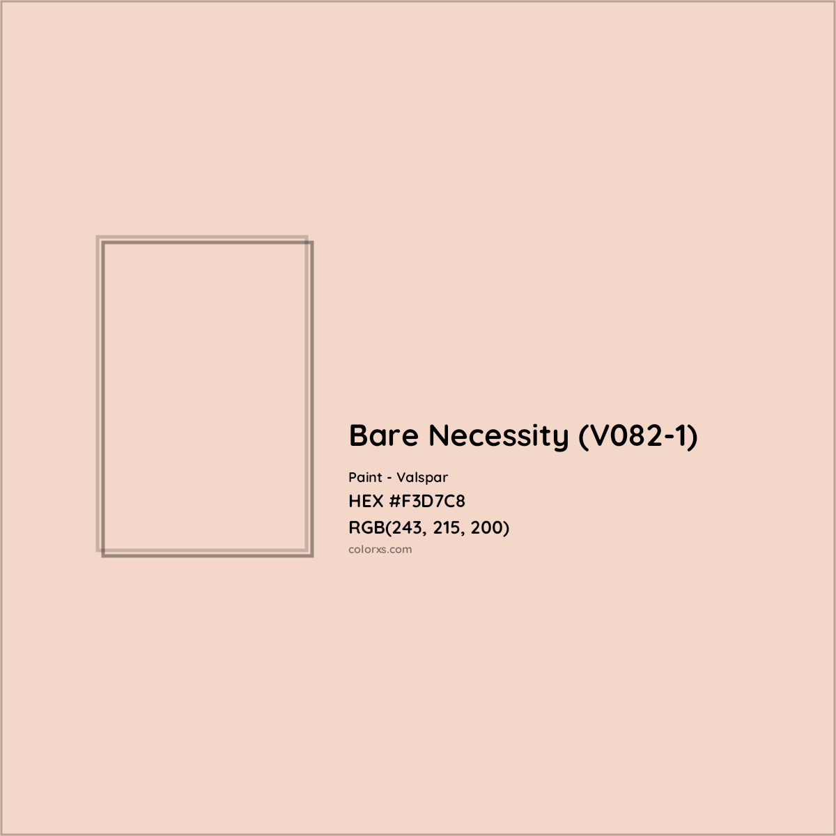 Valspar Bare Necessity (V082-1) Paint color codes, similar paints