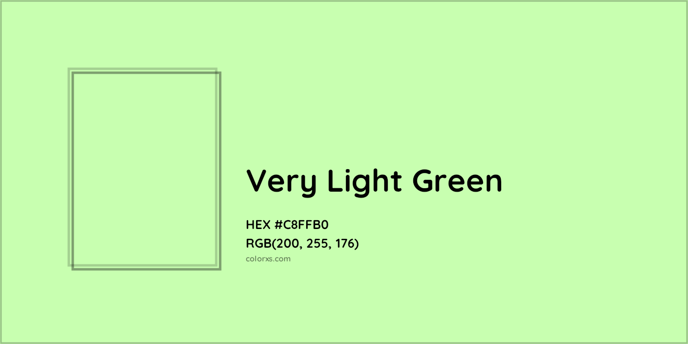 Very Light Green Color