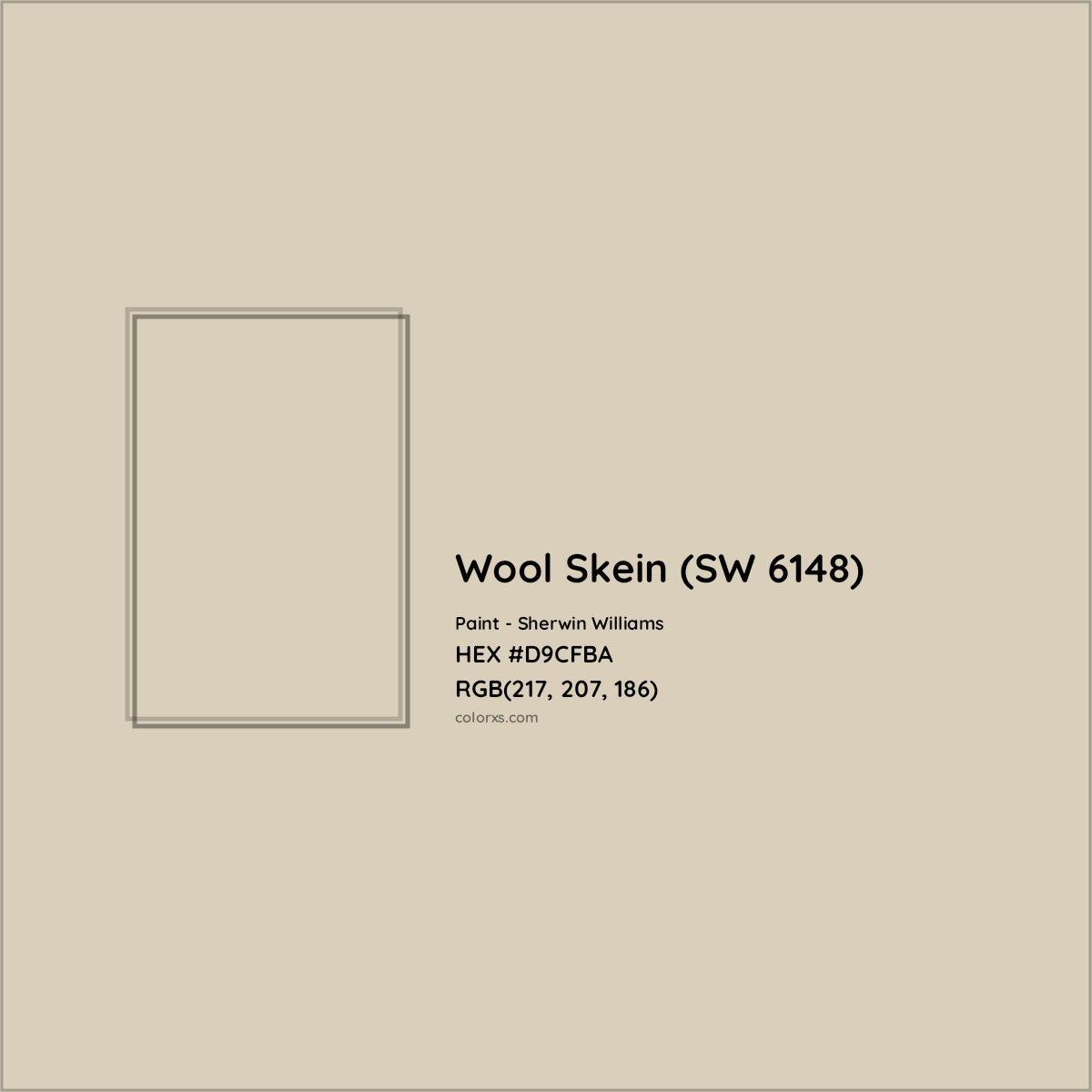 SW 6148 Wool Skein, on Designer Pages