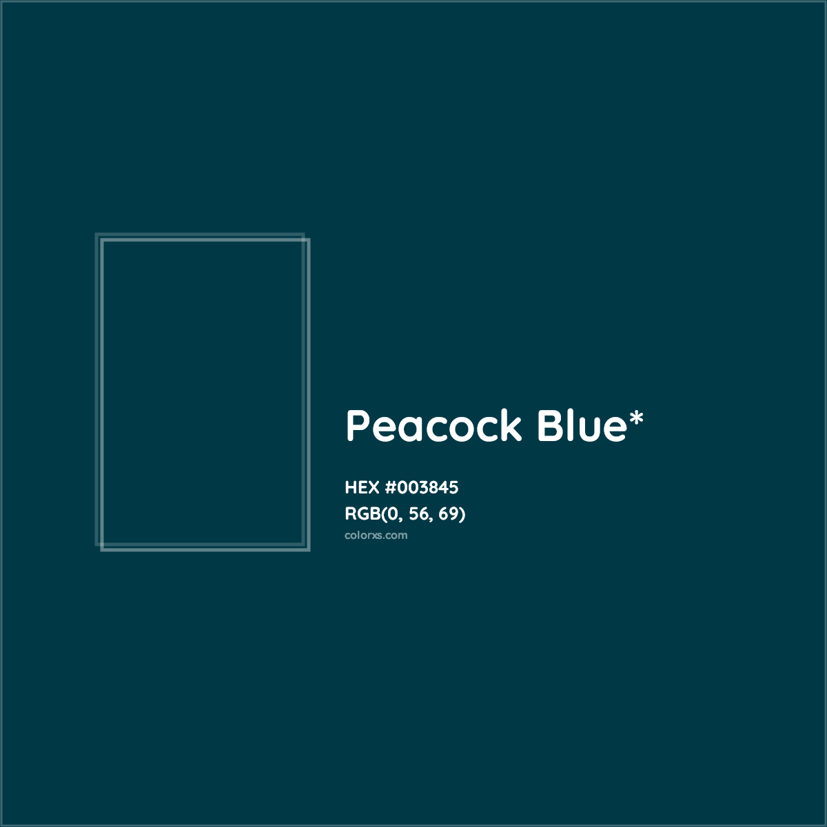 HEX #003845 Color Name, Color Code, Palettes, Similar Paints, Images