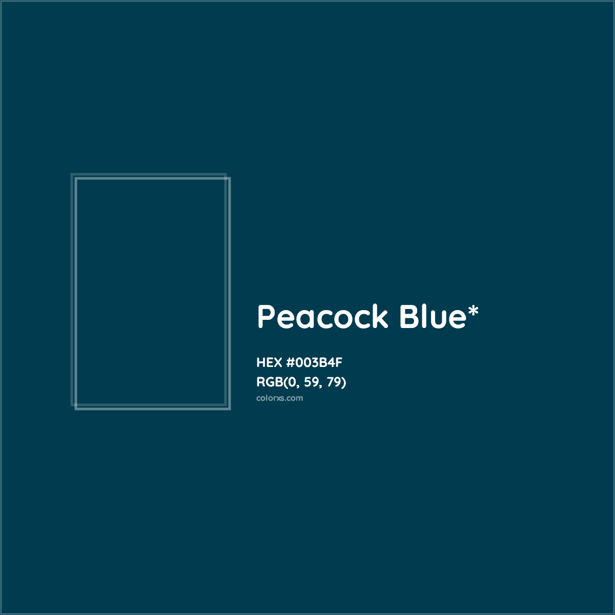 HEX #003B4F Color Name, Color Code, Palettes, Similar Paints, Images