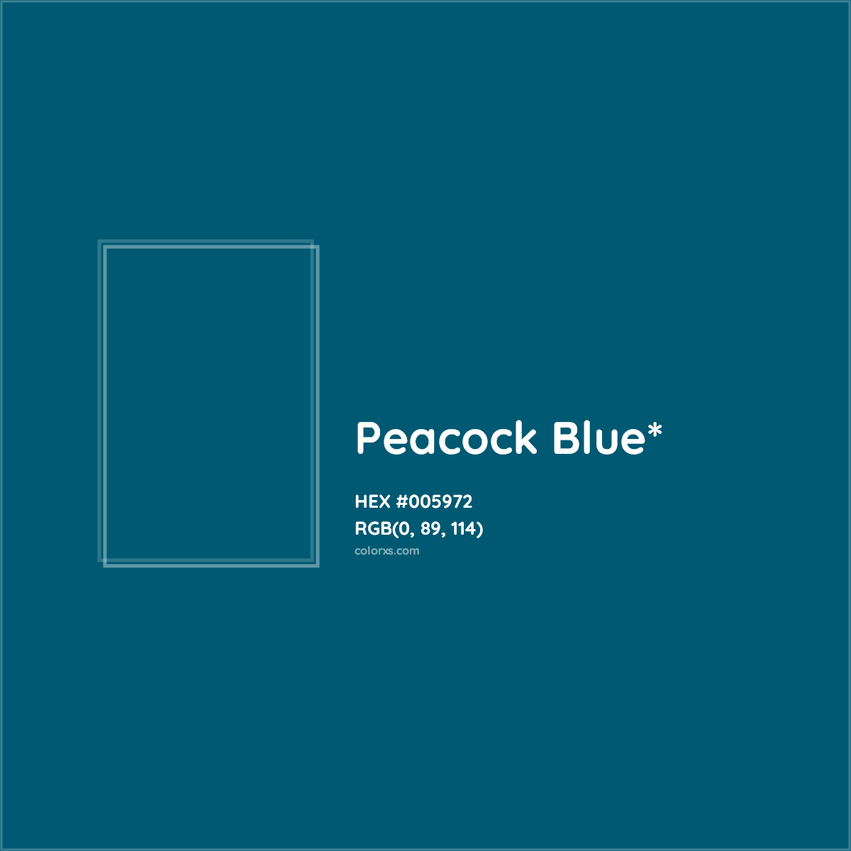 HEX #005972 Color Name, Color Code, Palettes, Similar Paints, Images