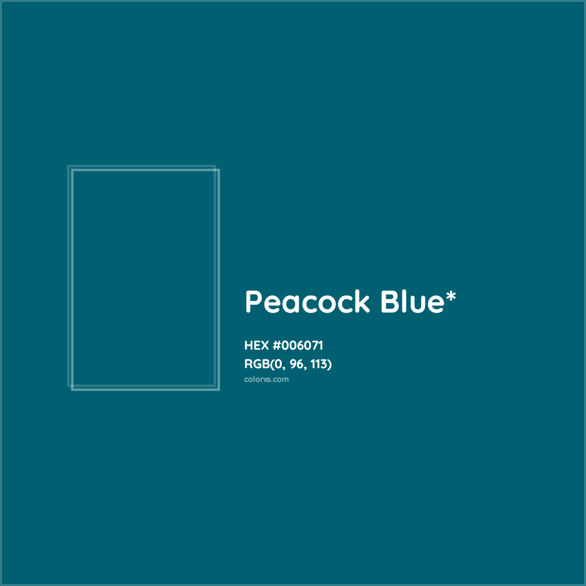 HEX #006071 Color Name, Color Code, Palettes, Similar Paints, Images