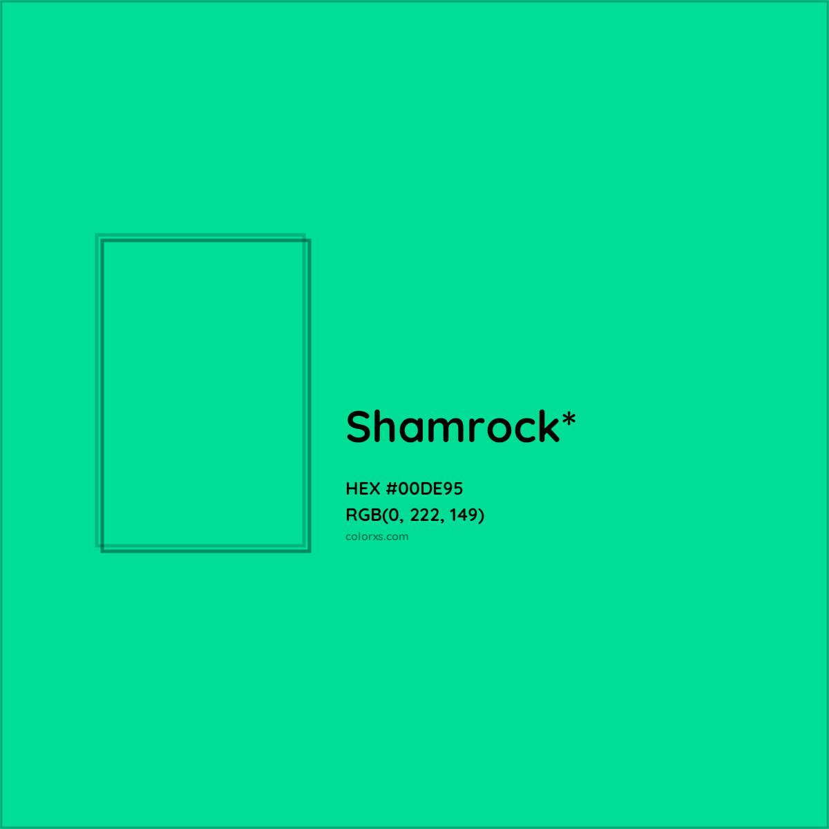 HEX #00DE95 Color Name, Color Code, Palettes, Similar Paints, Images