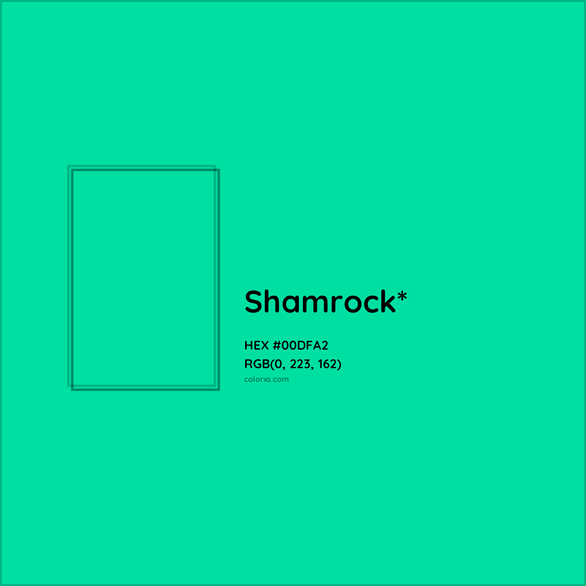 HEX #00DFA2 Color Name, Color Code, Palettes, Similar Paints, Images