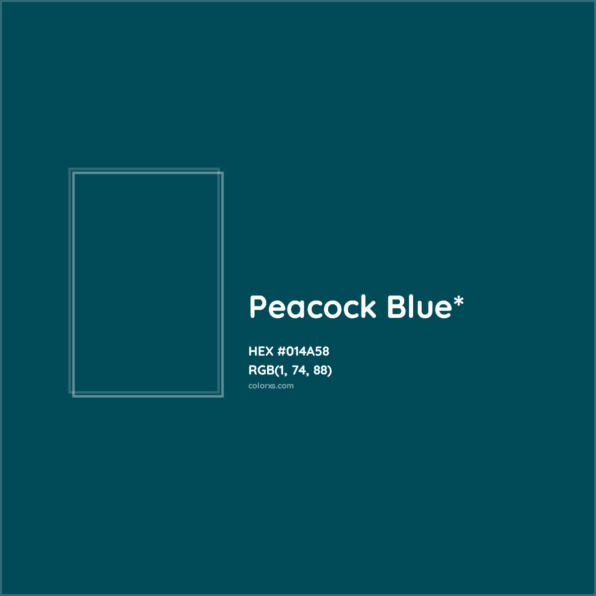 HEX #014A58 Color Name, Color Code, Palettes, Similar Paints, Images