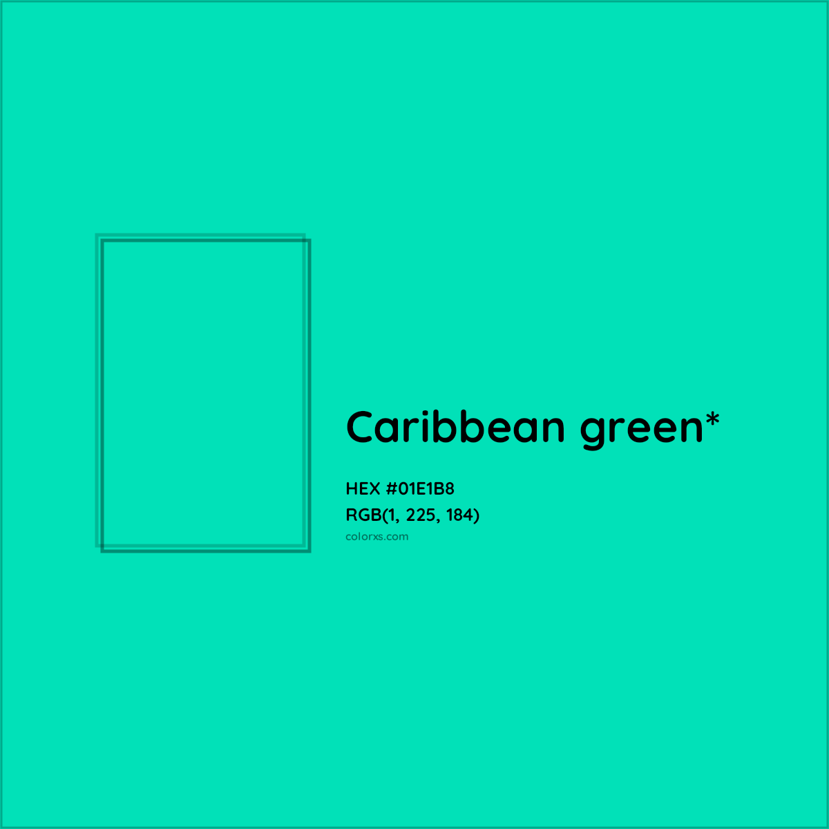 HEX #01E1B8 Color Name, Color Code, Palettes, Similar Paints, Images