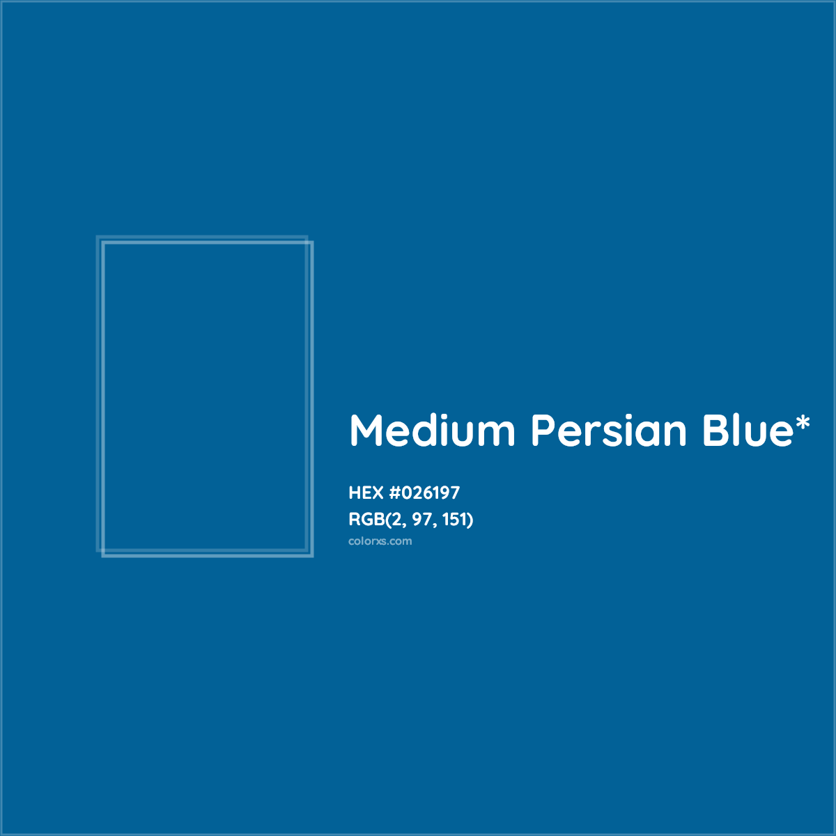 HEX #026197 Color Name, Color Code, Palettes, Similar Paints, Images