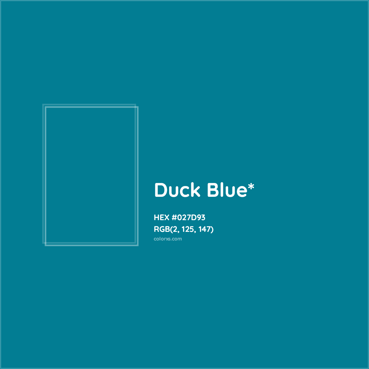 HEX #027D93 Color Name, Color Code, Palettes, Similar Paints, Images