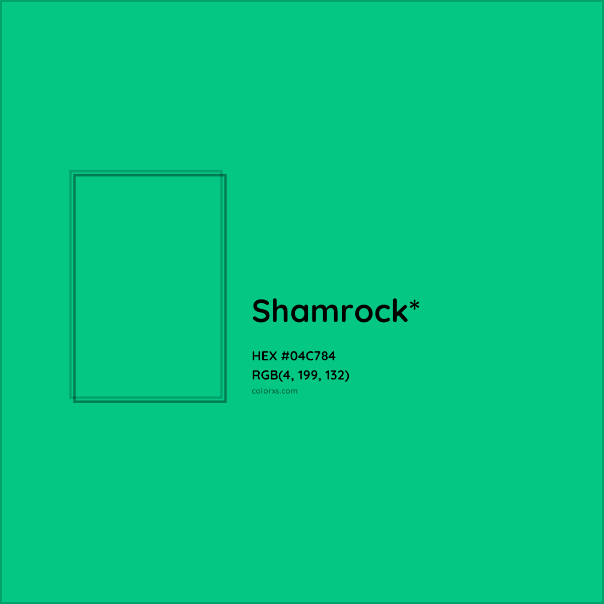 HEX #04C784 Color Name, Color Code, Palettes, Similar Paints, Images