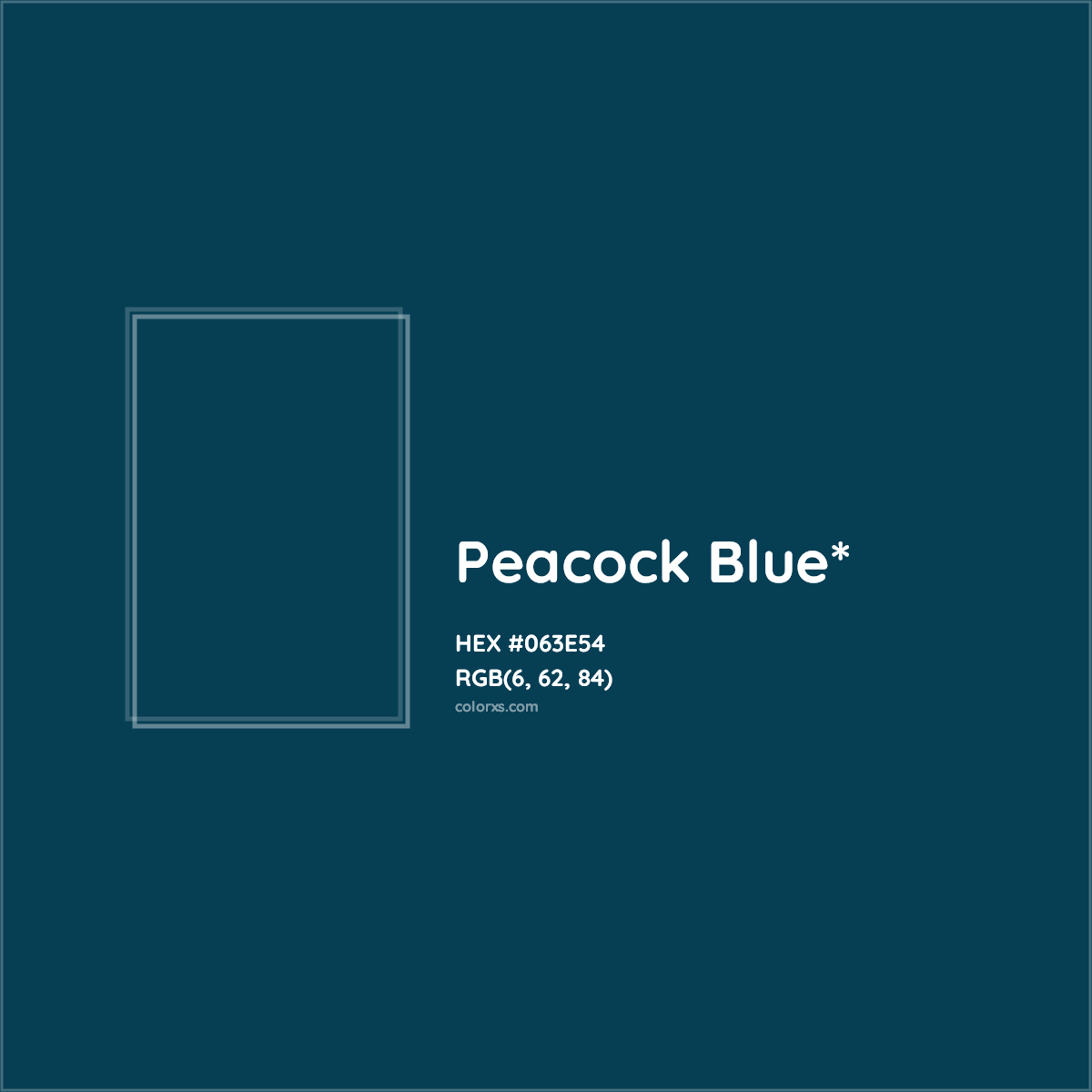 HEX #063E54 Color Name, Color Code, Palettes, Similar Paints, Images