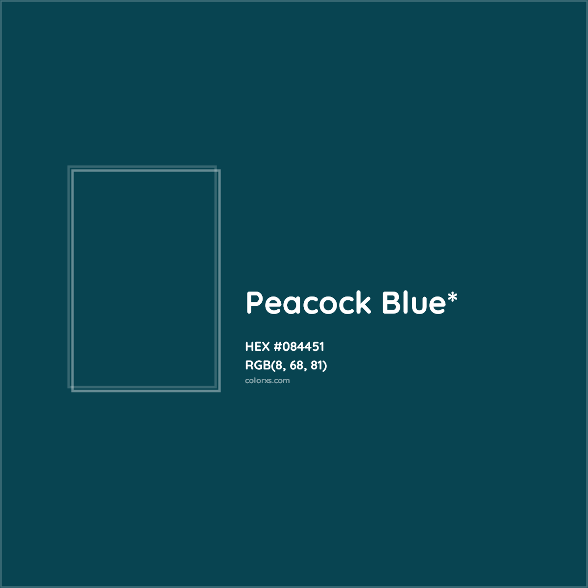 HEX #084451 Color Name, Color Code, Palettes, Similar Paints, Images