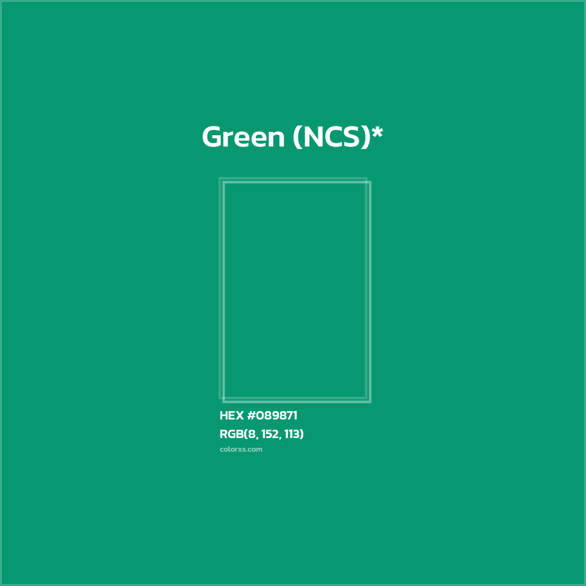 HEX #089871 Color Name, Color Code, Palettes, Similar Paints, Images