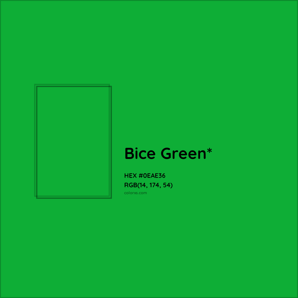 HEX #0EAE36 Color Name, Color Code, Palettes, Similar Paints, Images