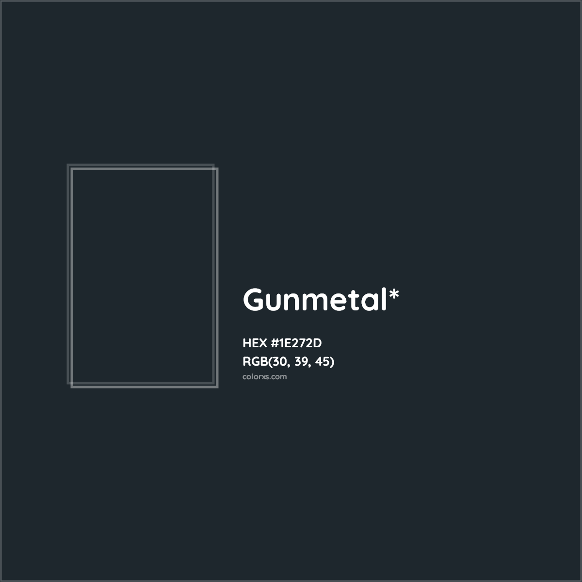 HEX #1E272D Color Name, Color Code, Palettes, Similar Paints, Images