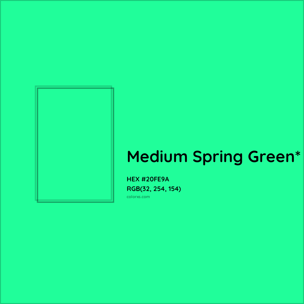 HEX #20FE9A Color Name, Color Code, Palettes, Similar Paints, Images