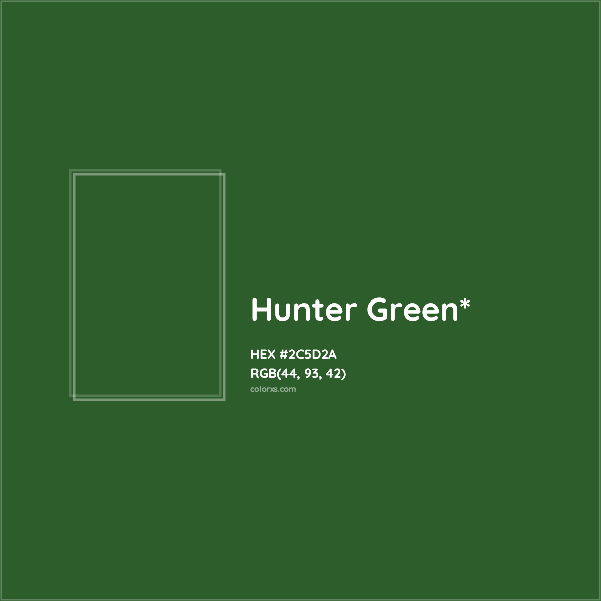 HEX #2C5D2A Color Name, Color Code, Palettes, Similar Paints, Images