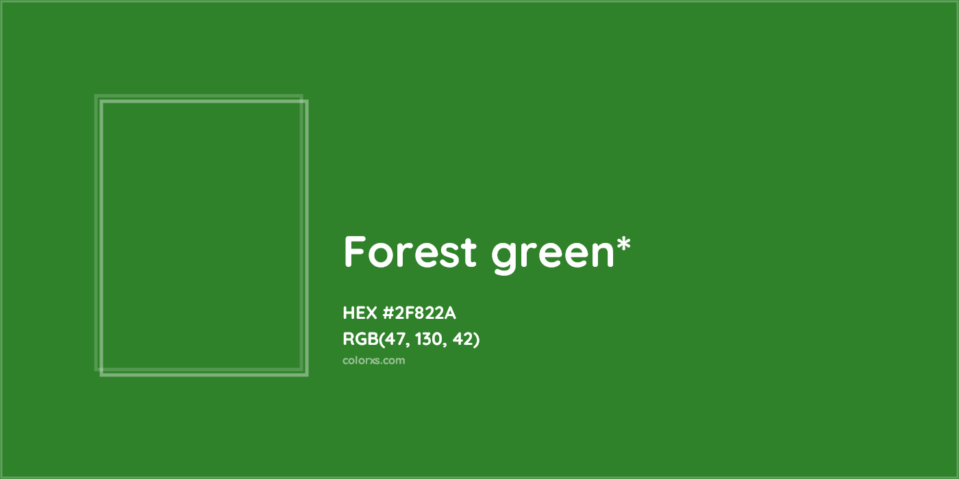 HEX #2F822A Color Name, Color Code, Palettes, Similar Paints, Images