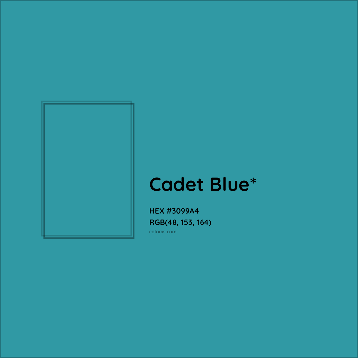 HEX #3099A4 Color Name, Color Code, Palettes, Similar Paints, Images