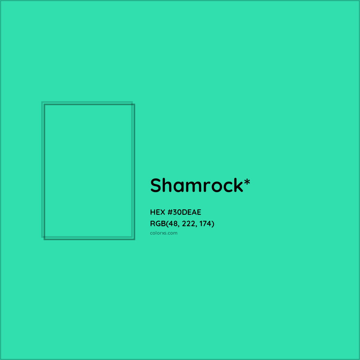 HEX #30DEAE Color Name, Color Code, Palettes, Similar Paints, Images