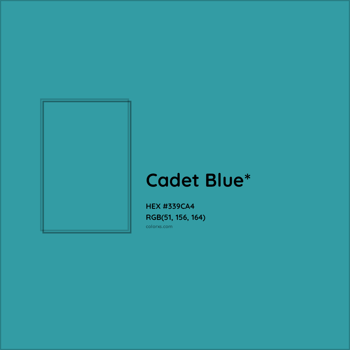 HEX #339CA4 Color Name, Color Code, Palettes, Similar Paints, Images