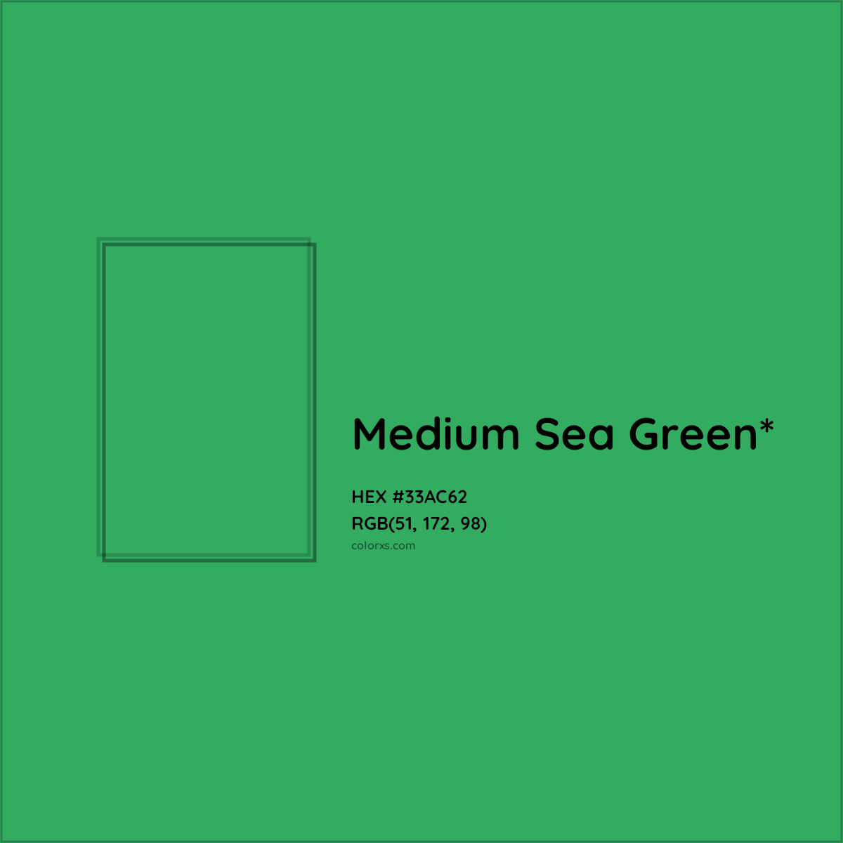 HEX #33AC62 Color Name, Color Code, Palettes, Similar Paints, Images