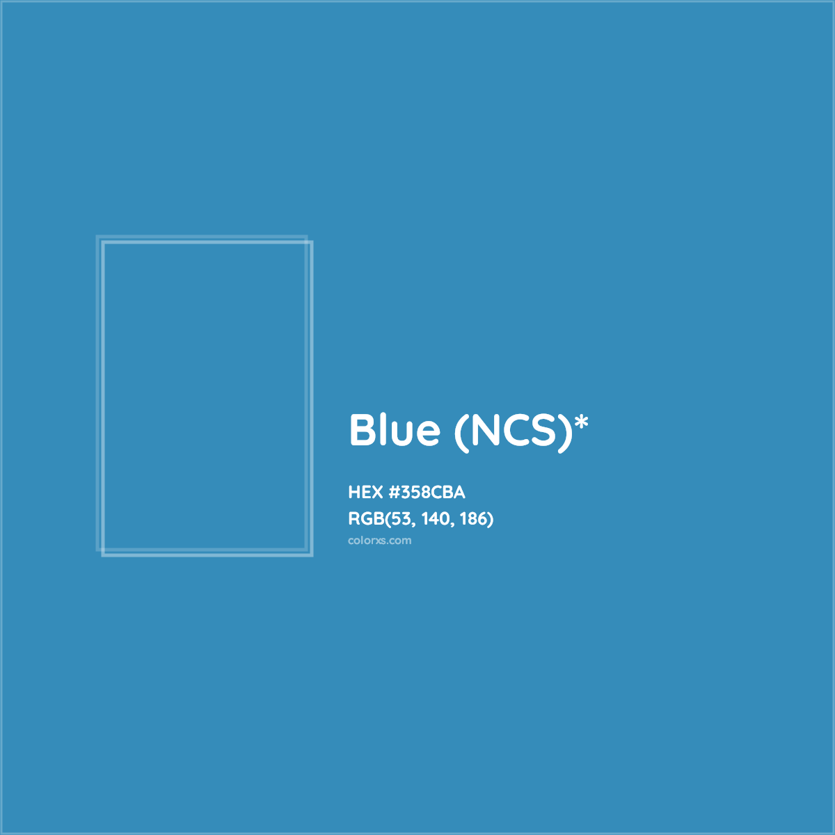 HEX #358CBA Color Name, Color Code, Palettes, Similar Paints, Images