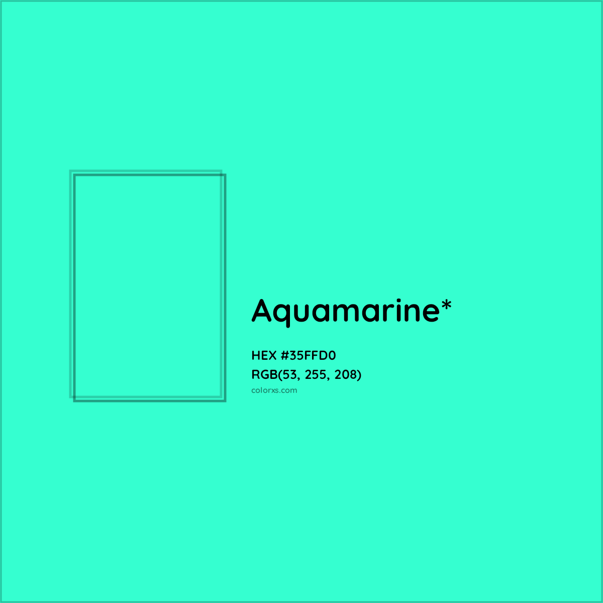 HEX #35FFD0 Color Name, Color Code, Palettes, Similar Paints, Images