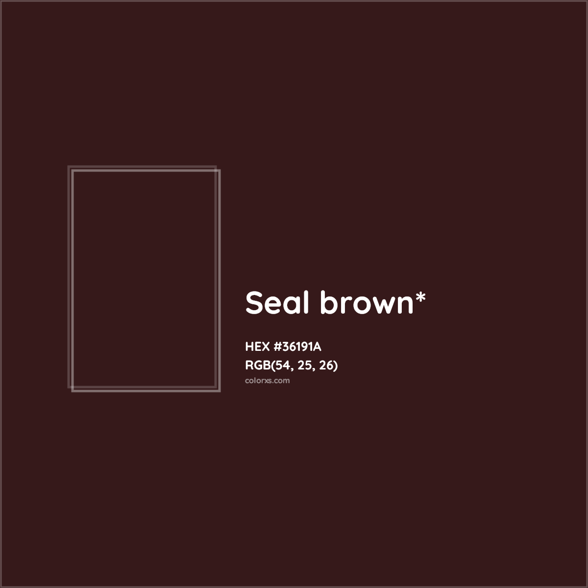 HEX #36191A Color Name, Color Code, Palettes, Similar Paints, Images