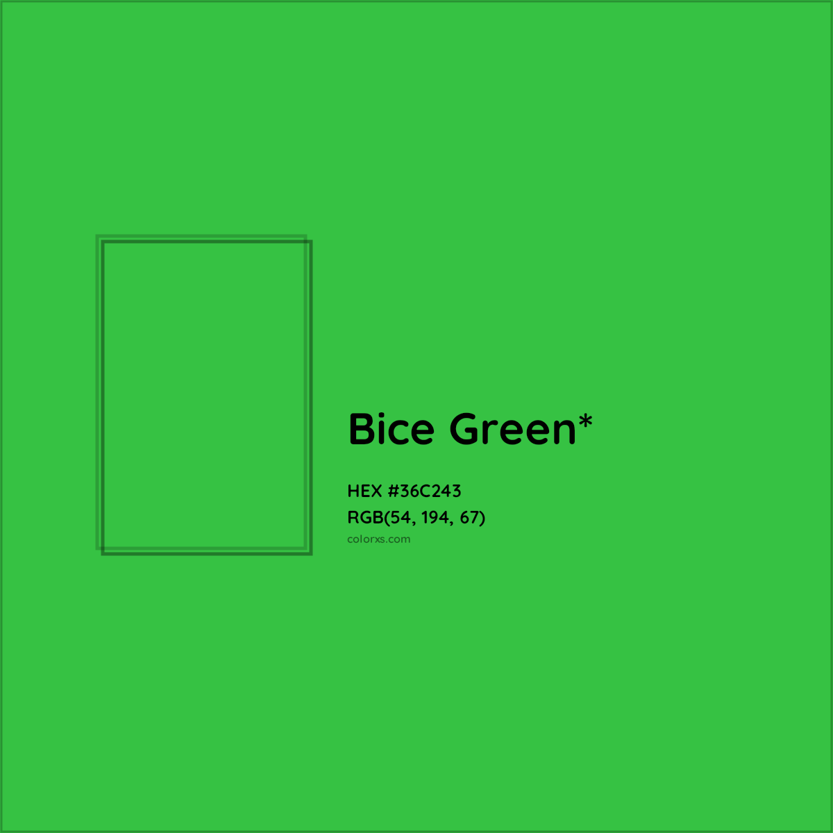 HEX #36C243 Color Name, Color Code, Palettes, Similar Paints, Images