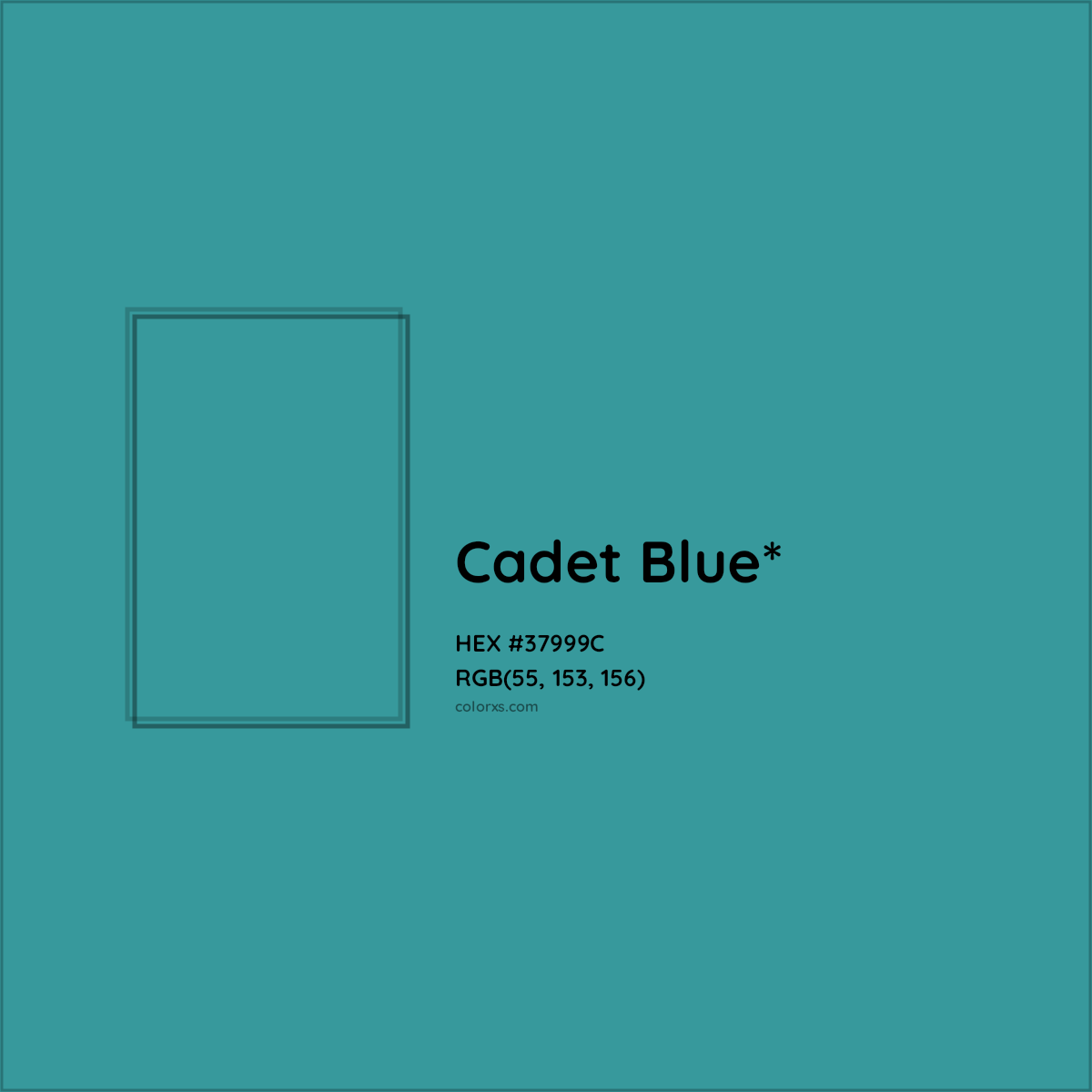 HEX #37999C Color Name, Color Code, Palettes, Similar Paints, Images