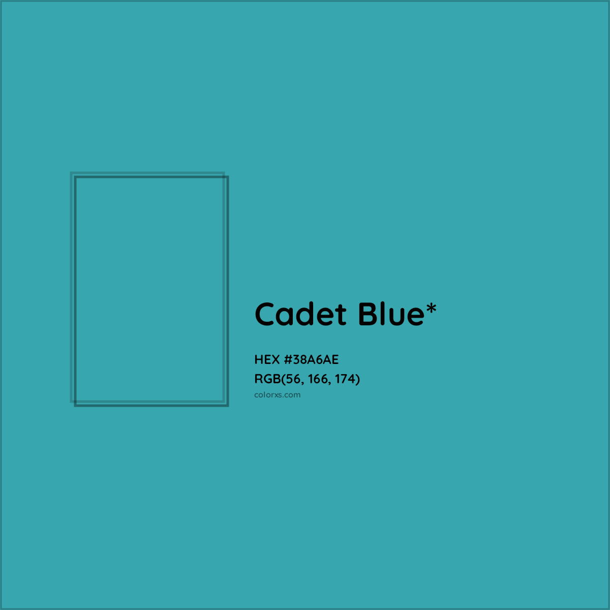 HEX #38A6AE Color Name, Color Code, Palettes, Similar Paints, Images