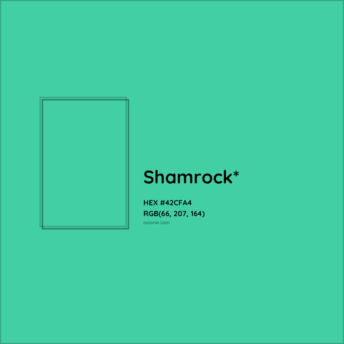 HEX #42CFA4 Color Name, Color Code, Palettes, Similar Paints, Images