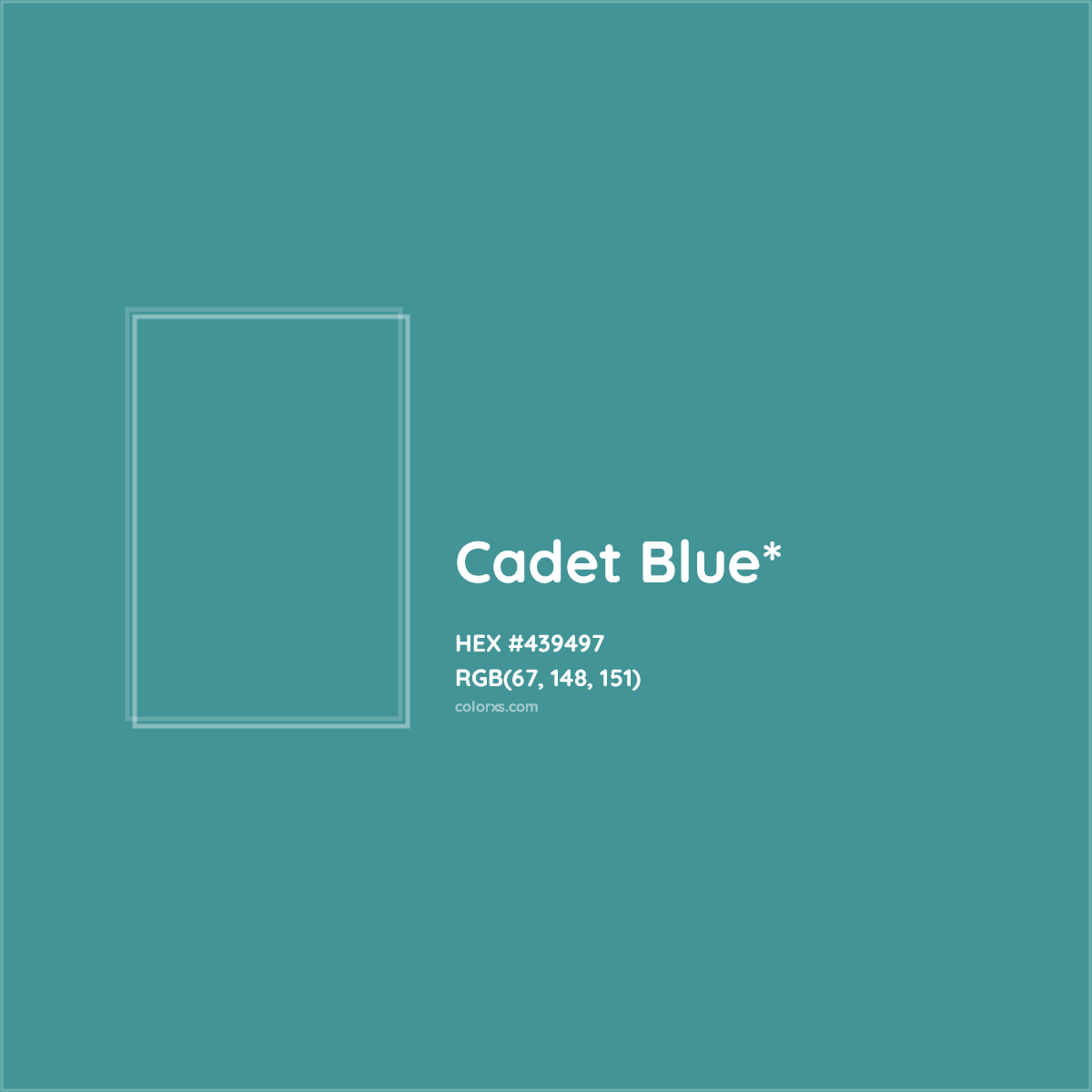 HEX #439497 Color Name, Color Code, Palettes, Similar Paints, Images