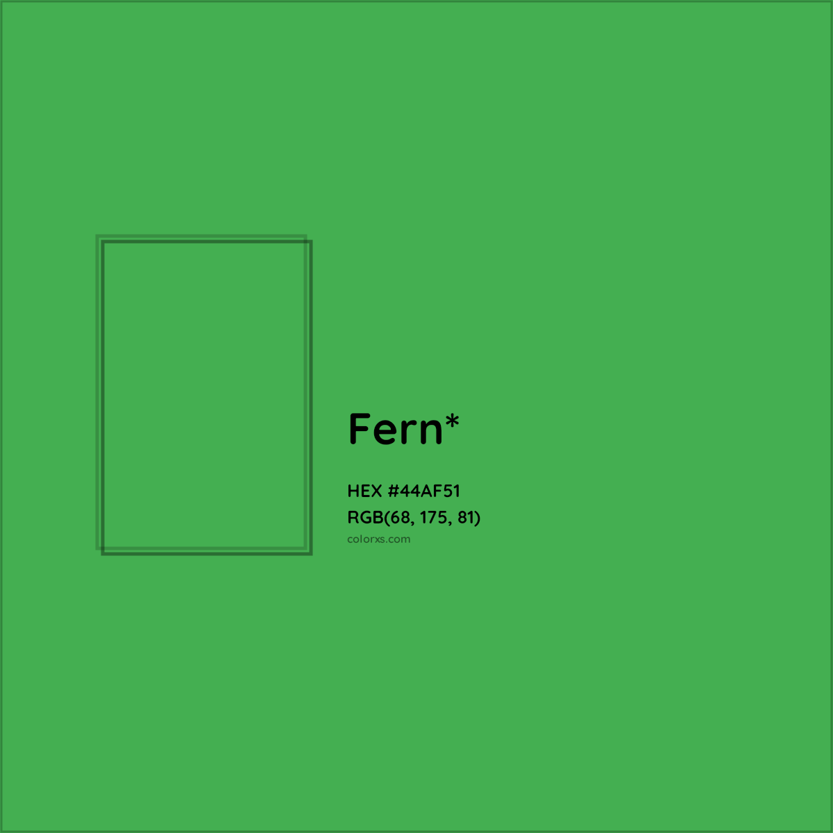 HEX #44AF51 Color Name, Color Code, Palettes, Similar Paints, Images