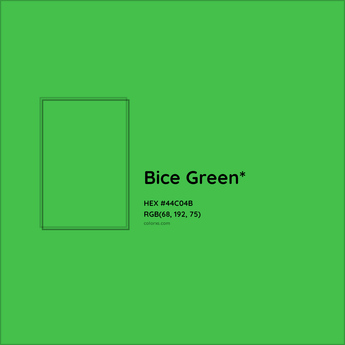 HEX #44C04B Color Name, Color Code, Palettes, Similar Paints, Images