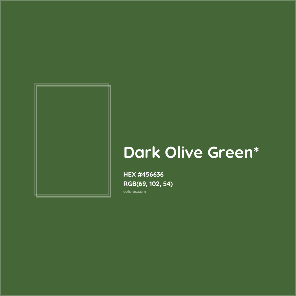 Dark Olive Green (RAL Design) color hex code is #454636