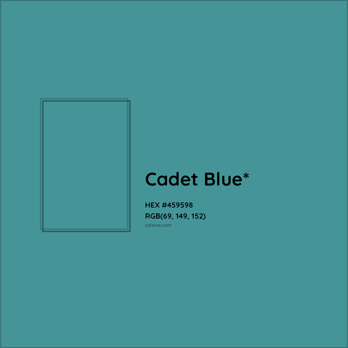 HEX #459598 Color Name, Color Code, Palettes, Similar Paints, Images