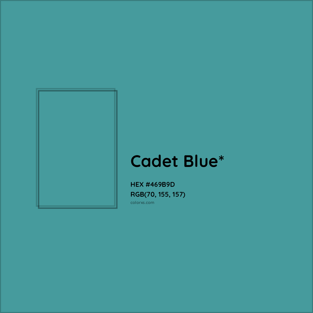 HEX #469B9D Color Name, Color Code, Palettes, Similar Paints, Images