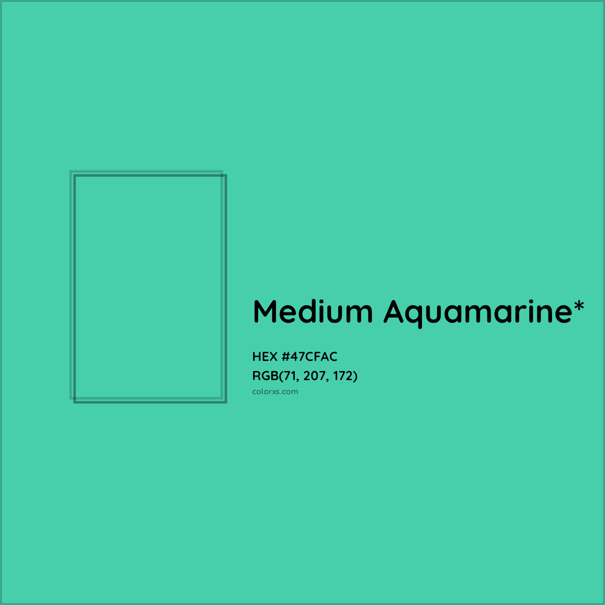 HEX #47CFAC Color Name, Color Code, Palettes, Similar Paints, Images