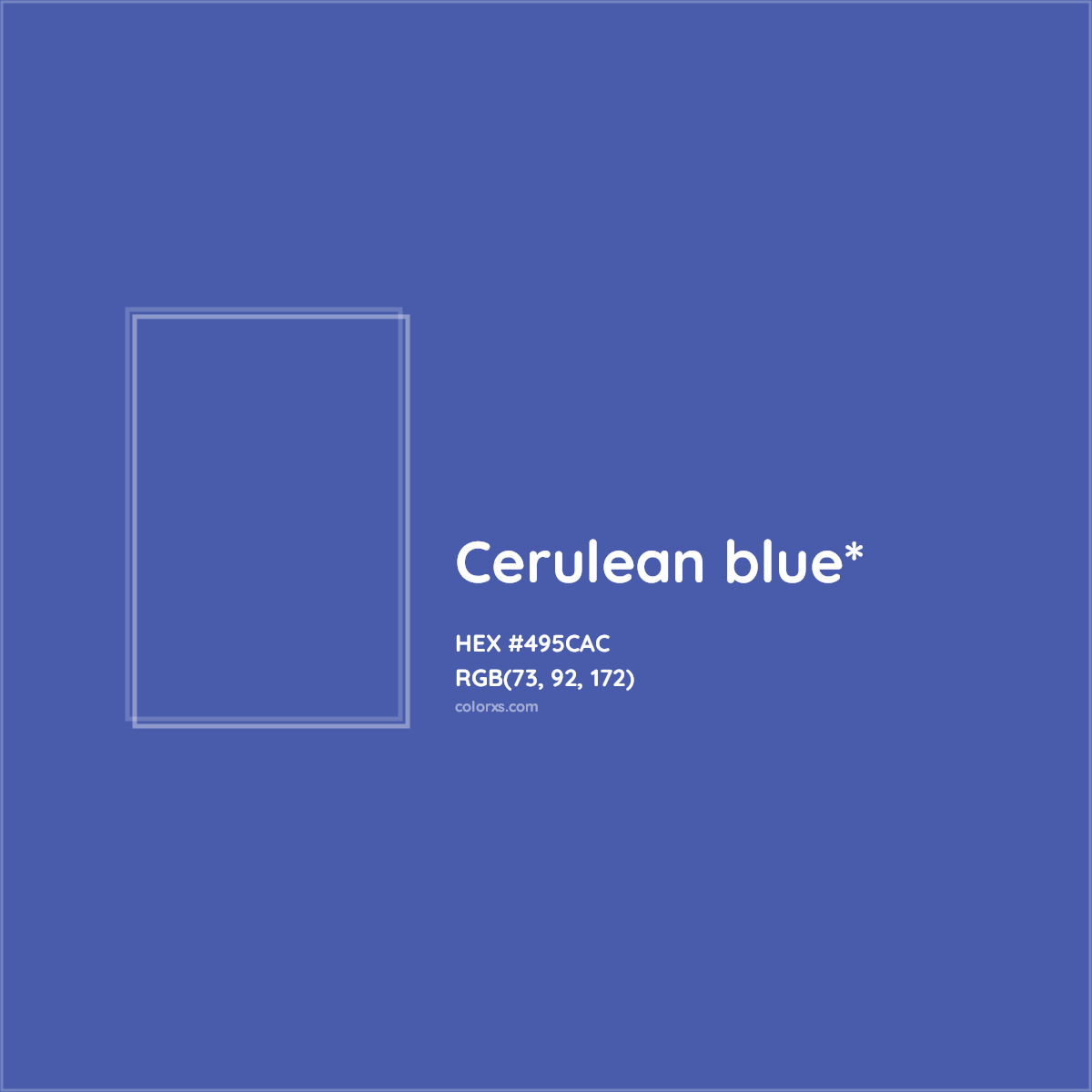 HEX #495CAC Color Name, Color Code, Palettes, Similar Paints, Images